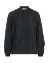 Max Mara Woman Shirt Black Size 12 Polyester, Silk In Black