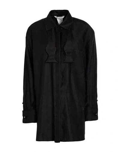 Max Mara Woman Shirt Black Size 4 Cotton