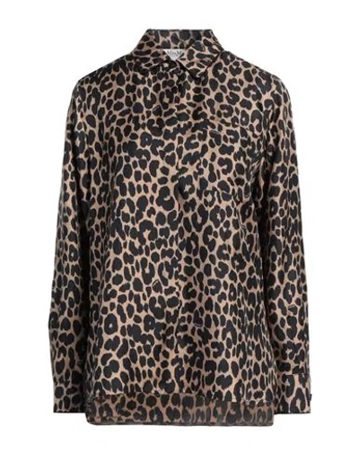 Max Mara Woman Shirt Black Size 6 Silk