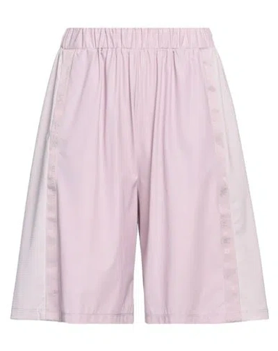 Max Mara Woman Shorts & Bermuda Shorts Lilac Size L Polyamide, Elastane In Pink