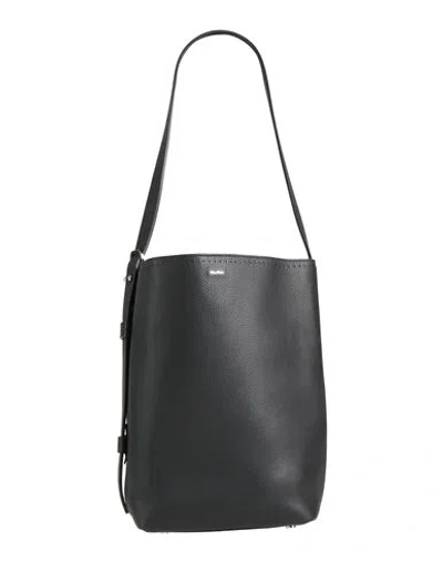 Max Mara Woman Shoulder Bag Black Size - Leather