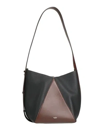 Max Mara Woman Shoulder Bag Dark Brown Size - Calfskin