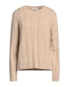 Max Mara Woman Sweater Beige Size L Cashmere