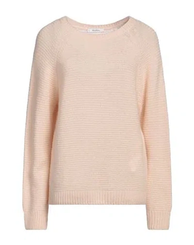 Max Mara Woman Sweater Beige Size L Cashmere, Silk