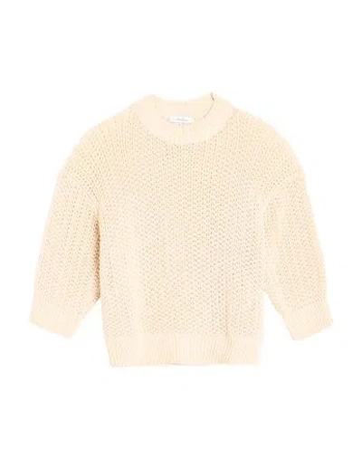 Max Mara Woman Sweater Beige Size L Cotton, Polyamide