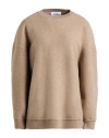 Max Mara Woman Sweater Beige Size S Virgin Wool, Cashmere, Polyamide In Brown