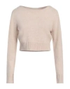 Max Mara Woman Sweater Beige Size S Wool, Cashmere