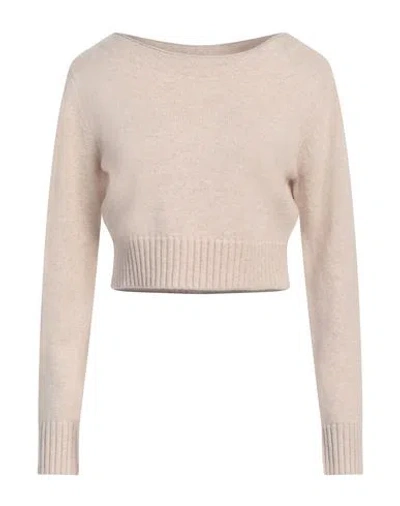 Max Mara Woman Sweater Beige Size S Wool, Cashmere