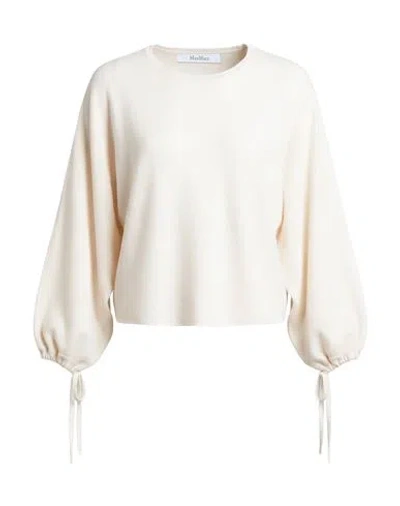 Max Mara Woman Sweater Beige Size Xs Virgin Wool In Neutral