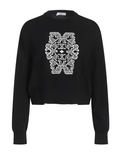 Max Mara Woman Sweater Black Size L Virgin Wool