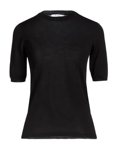 Max Mara Woman Sweater Black Size L Virgin Wool