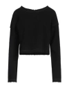 Max Mara Maglione Crespo In Misto Lana Nera Donna In Black