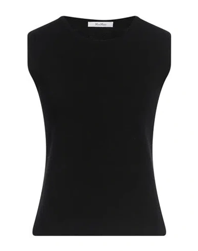 MAX MARA MAX MARA WOMAN SWEATER BLACK SIZE M WOOL, CASHMERE