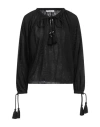 Max Mara Woman Sweater Black Size M Linen