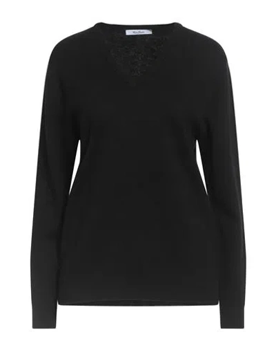 Max Mara Woman Sweater Black Size M Virgin Wool