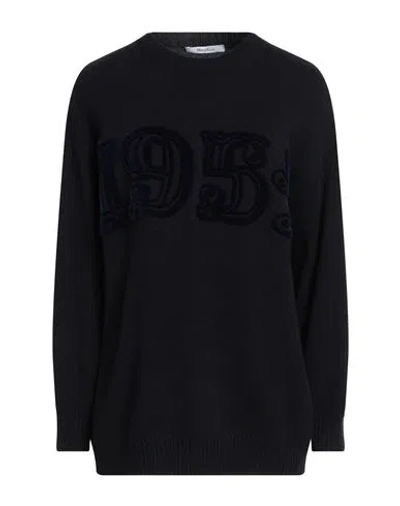 Max Mara Woman Sweater Black Size M Wool, Cashmere