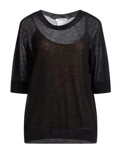 Max Mara Woman Sweater Black Size Xl Wool