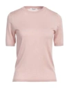 Max Mara Woman Sweater Blush Size L Silk, Cashmere In Pink