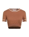 Max Mara Woman Sweater Brown Size L Cotton, Polyester In Brown