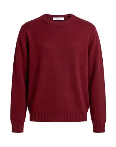 Max Mara Woman Sweater Burgundy Size L Cashmere In Red