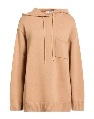 Max Mara Woman Sweater Camel Size M Wool, Cashmere In Brown