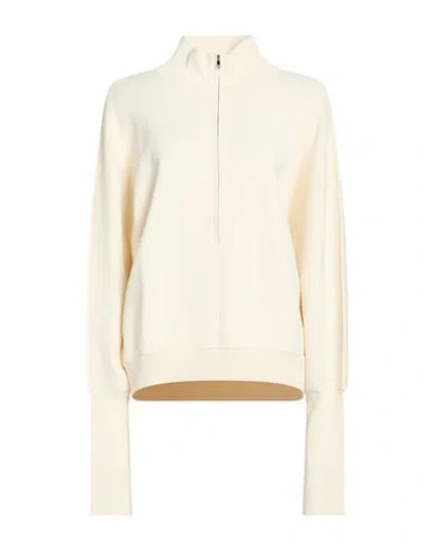 Max Mara Woman Sweater Cream Size M Viscose, Polyamide In White