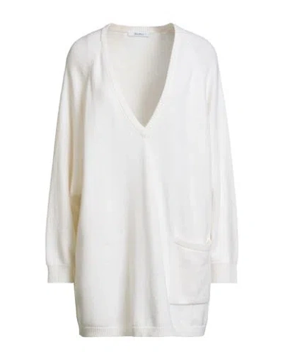 Max Mara Juditta Oversized Wool And Cashmere-blend Sweater In White