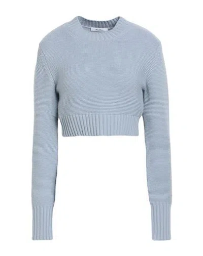 Max Mara Woman Sweater Light Blue Size L Cashmere