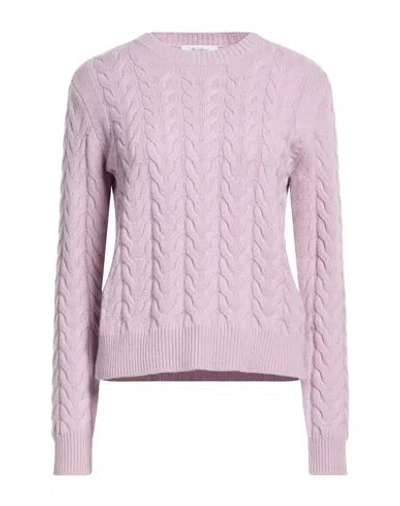 Max Mara Woman Sweater Lilac Size S Cashmere In Purple