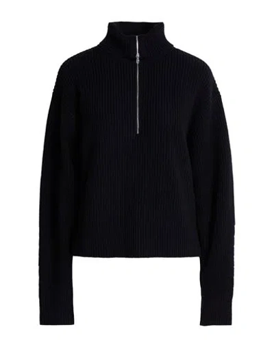 Max Mara Woman Sweater Midnight Blue Size L Wool, Cashmere In Black