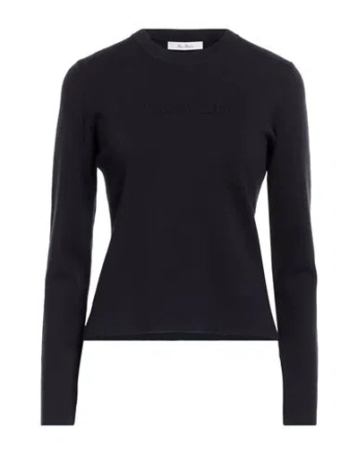 Max Mara Woman Sweater Midnight Blue Size S Viscose, Polyamide, Wool