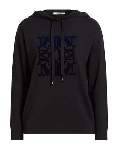Max Mara Woman Sweater Midnight Blue Size Xs Virgin Wool In Black