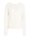 Max Mara Woman Sweater Off White Size M Cashmere