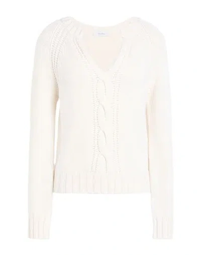 Max Mara Woman Sweater Off White Size M Cashmere