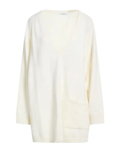 Max Mara Woman Sweater Off White Size M Wool, Cashmere