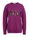 Max Mara Woman Sweater Plum Size Xs Wool, Cashmere