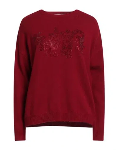MAX MARA MAX MARA WOMAN SWEATER RED SIZE L WOOL, CASHMERE