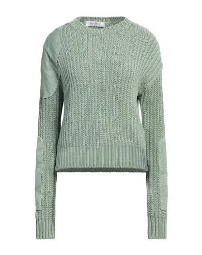 Max Mara Woman Sweater Sage Green Size M Cotton