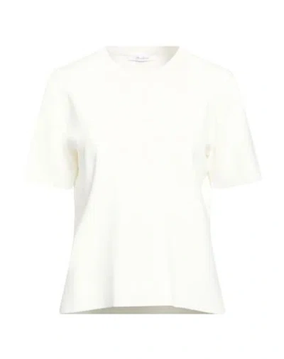 Max Mara Woman Sweater White Size L Viscose, Polyamide