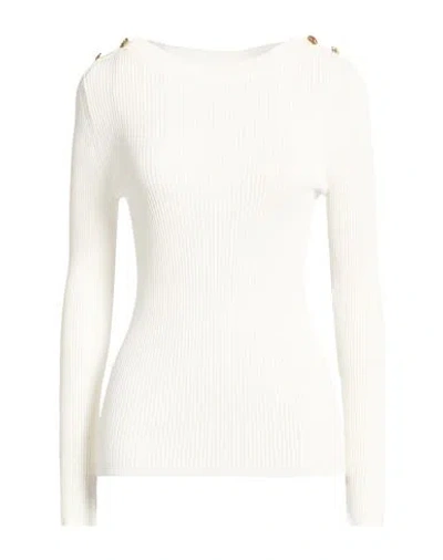 Max Mara Woman Sweater White Size L Viscose, Polyester