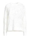 Max Mara Woman Sweater White Size M Cotton, Polyester