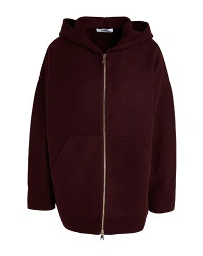 Max Mara Woman Sweatshirt Burgundy Size L Virgin Wool, Cashmere, Polyamide