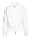 Max Mara Woman Sweatshirt White Size 0 Cotton, Polyamide In White