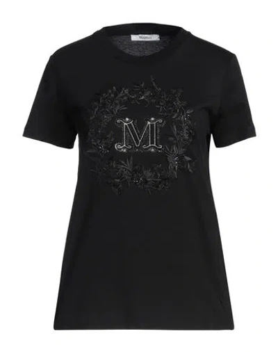 MAX MARA MAX MARA WOMAN T-SHIRT BLACK SIZE S COTTON