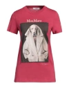 Max Mara Woman T-shirt Magenta Size S Cotton