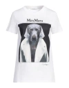 Max Mara Cipria Graphic Print T-shirt In White