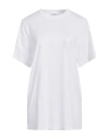 Max Mara Woman T-shirt White Size L Cotton