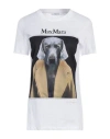 Max Mara Cipria Graphic Print T-shirt In White