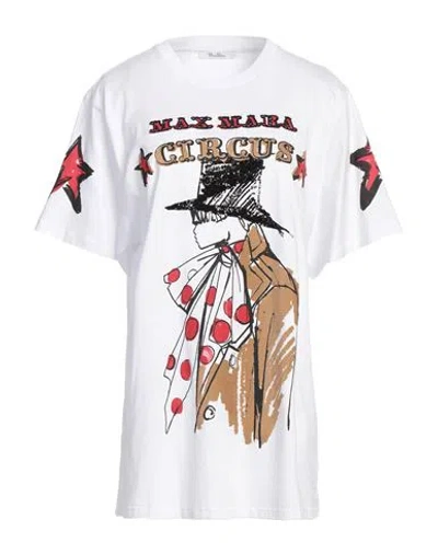 Max Mara Woman T-shirt White Size L Cotton
