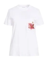 Max Mara Woman T-shirt White Size L Cotton In White